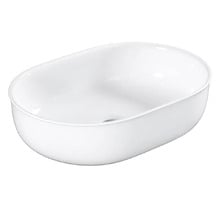 Bronte 500mm Pill Ceramic Above Counter Basin